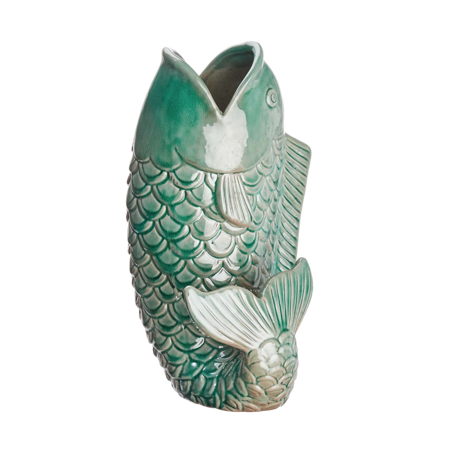 Vase Höhe 26cm KOI In Salbei 5 Vase Höhe 26cm KOI In Salbei – Bild 3