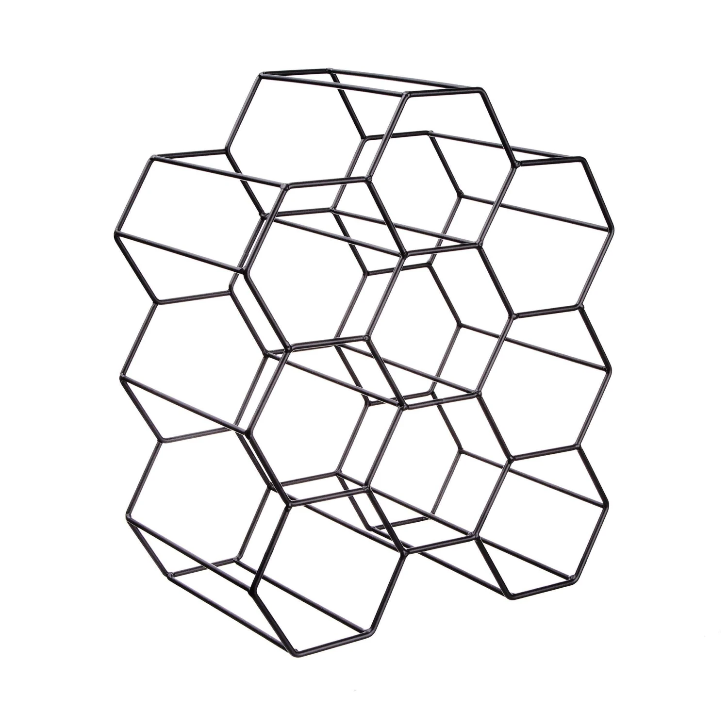 Weinregal Für 9 Flaschen L 36 X H 30cm CUBICLE In Schwarz 7 Weinregal Für 9 Flaschen L 36 X H 30cm CUBICLE In Schwarz – Bild 6